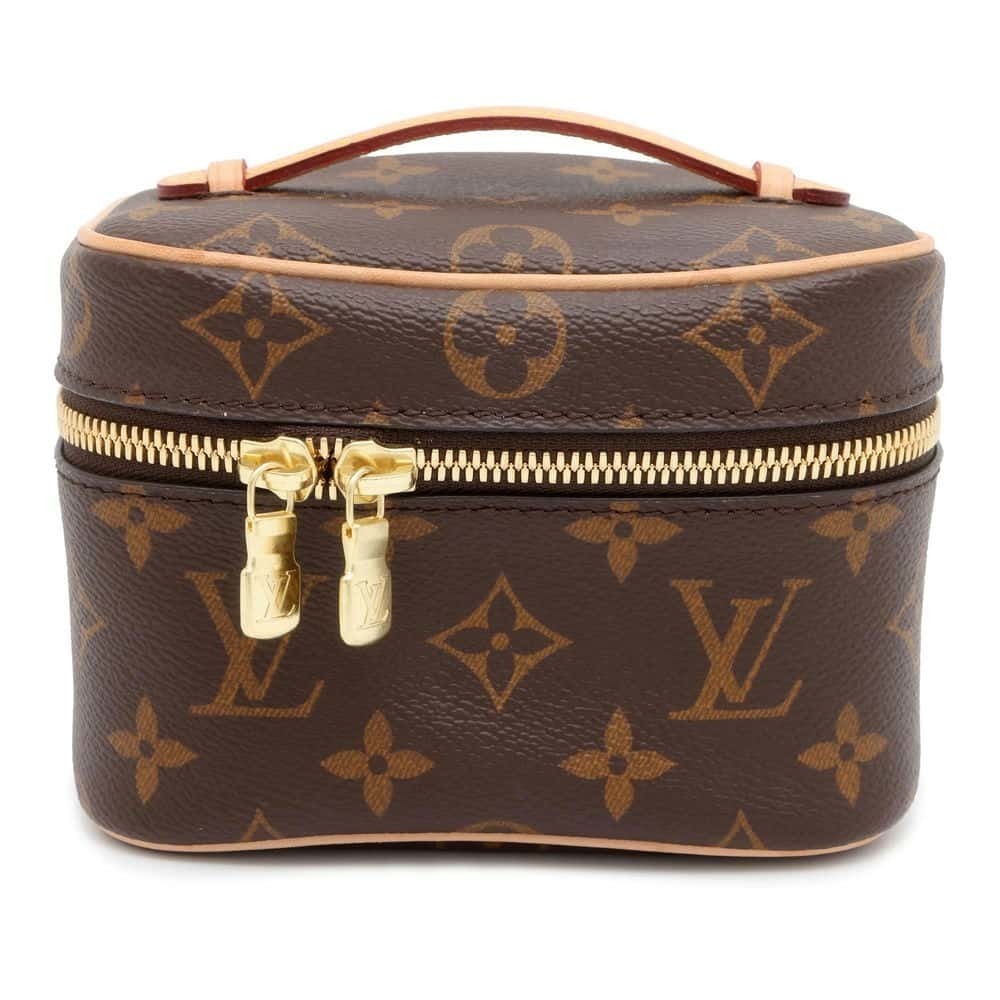Louis Vuitton Monogram Nice Nano Vanity Bag Black - Picture 1 of 12